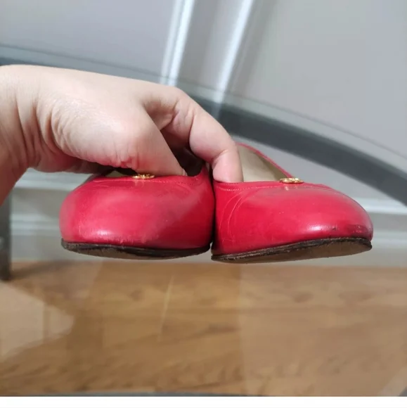 Vintage Gucci Kitten Heels Red Pump Retro Y2K Women's 40B